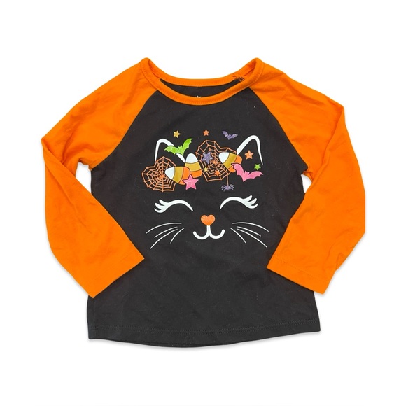 Other - EUC Halloween Cat Long Sleeve Shirt – Size 18 Months